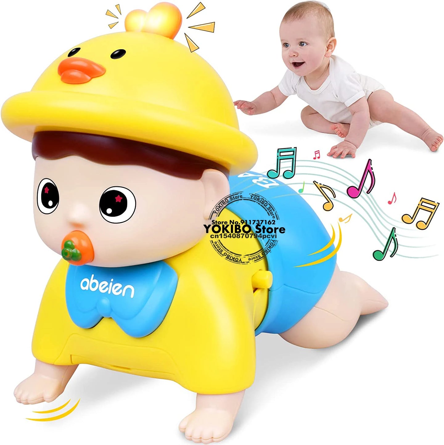 Musical Crawling Baby Toy for 18+ Months - stylishhomedecor2024.com