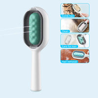 4-in-1 pet grooming brush for cats and dogs