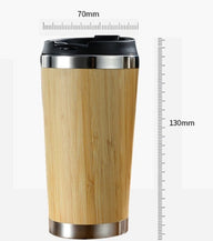 Bamboo Coffee Cup - Eco-Friendly Reusable Travel Mug