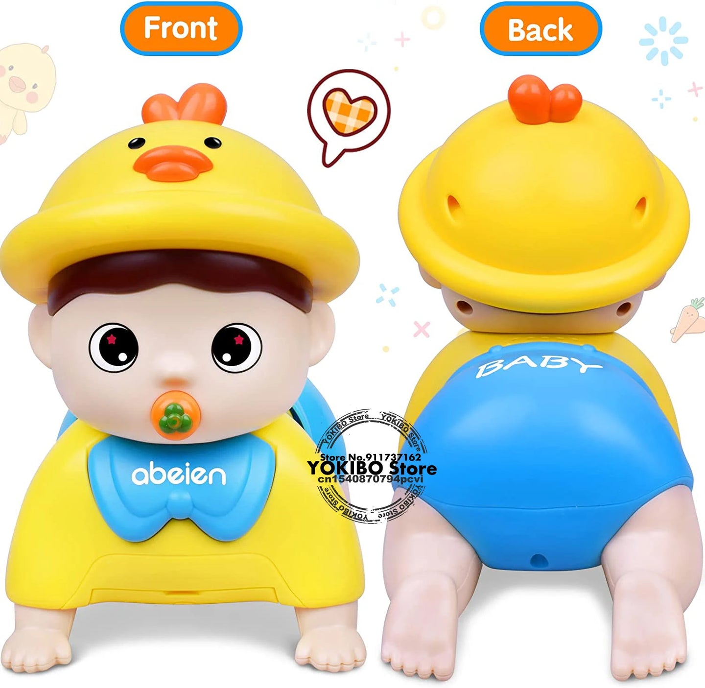 Musical Crawling Baby Toy for 18+ Months - stylishhomedecor2024.com