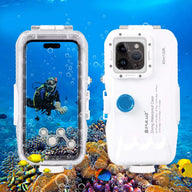 PULUZ 40M Waterproof Diving Case – Underwater Housing for iPhone - stylishhomedecor2024.com