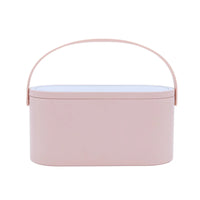 Makeup Organizer Box with LED Light Mirror - stylishhomedecor2024.com