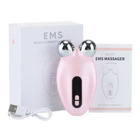 Facial Massager Microcurrent Roller EMS Device - stylishhomedecor2024.com