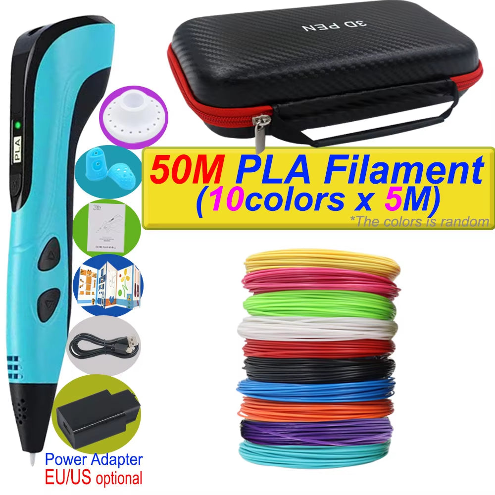 3D Printing Pen DIY Three-dimensional Painting Children Toys - stylishhomedecor2024.com