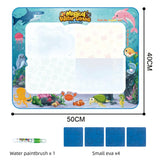 Magic Water Drawing Mat Extra Large Water Doodle Toy Set Painting Board Children Educational Toys Gift for Kids Multiple Size