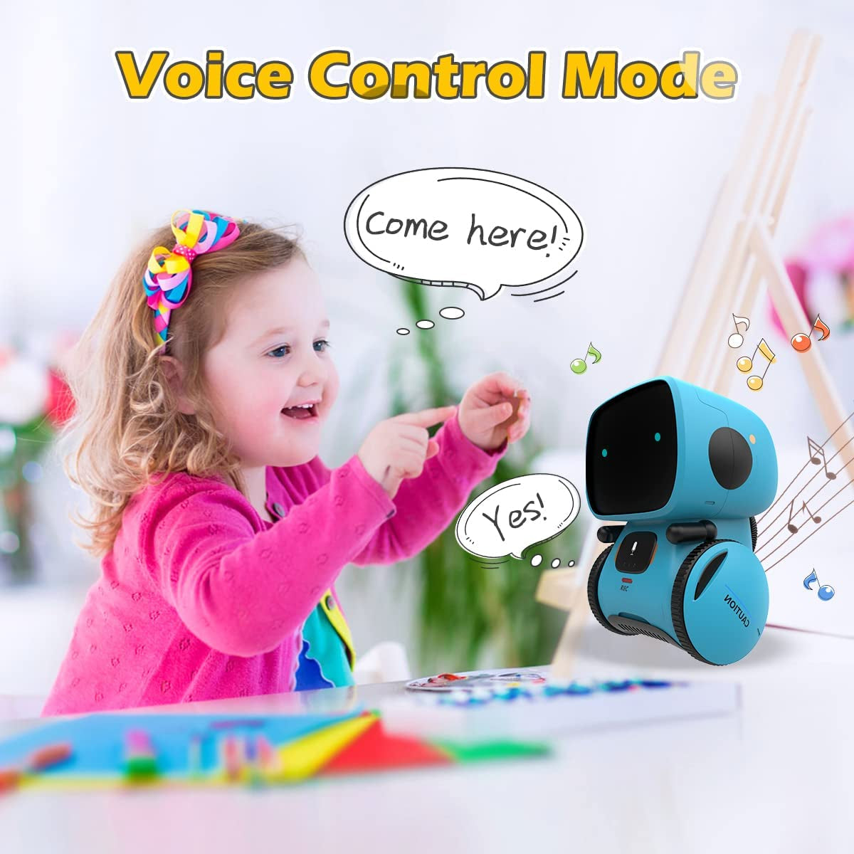 Robots for Kids, Interactive Smart Robotic with Touch Sensor, Voice Control, Speech Recognition, Singing, Dancing, Repeating and Recording, Robot Toy for 3 4 5 6 7 8 Year Old Boys Girls - stylishhomedecor2024.com