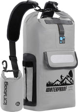 IDRYBAG Waterproof Floating Dry Bag Backpack - Available in 20L, 30L, and 40L Sizes for Men