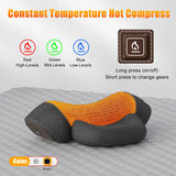 3 in 1 Neck Massager Cervical Pillow Hot Compress Vibration Massage Neck Traction Relax Pillow Spine Support Massager Tools