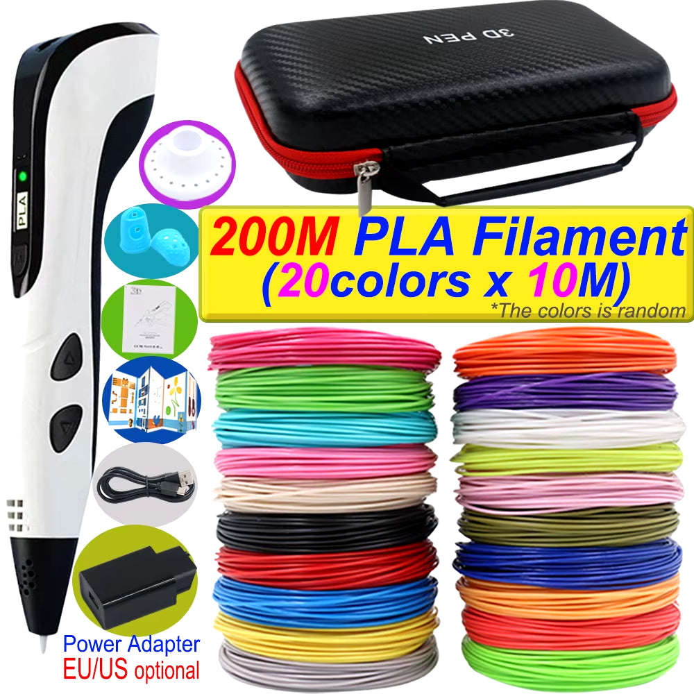 3D Printing Pen DIY Three-dimensional Painting Children Toys - stylishhomedecor2024.com