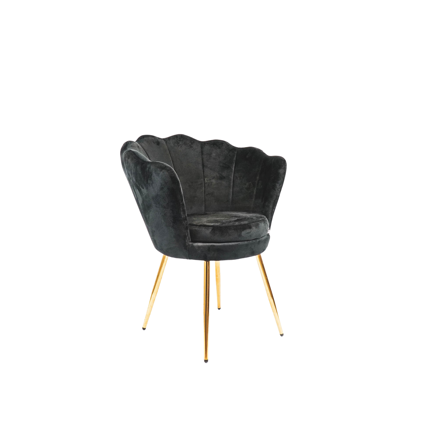Dinner Chair - Shell - Set of 2 - Black - 68x65x83cm