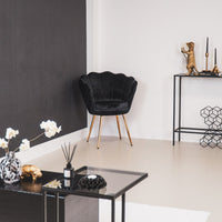 Dinner Chair - Shell - Set of 2 - Black - 68x65x83cm