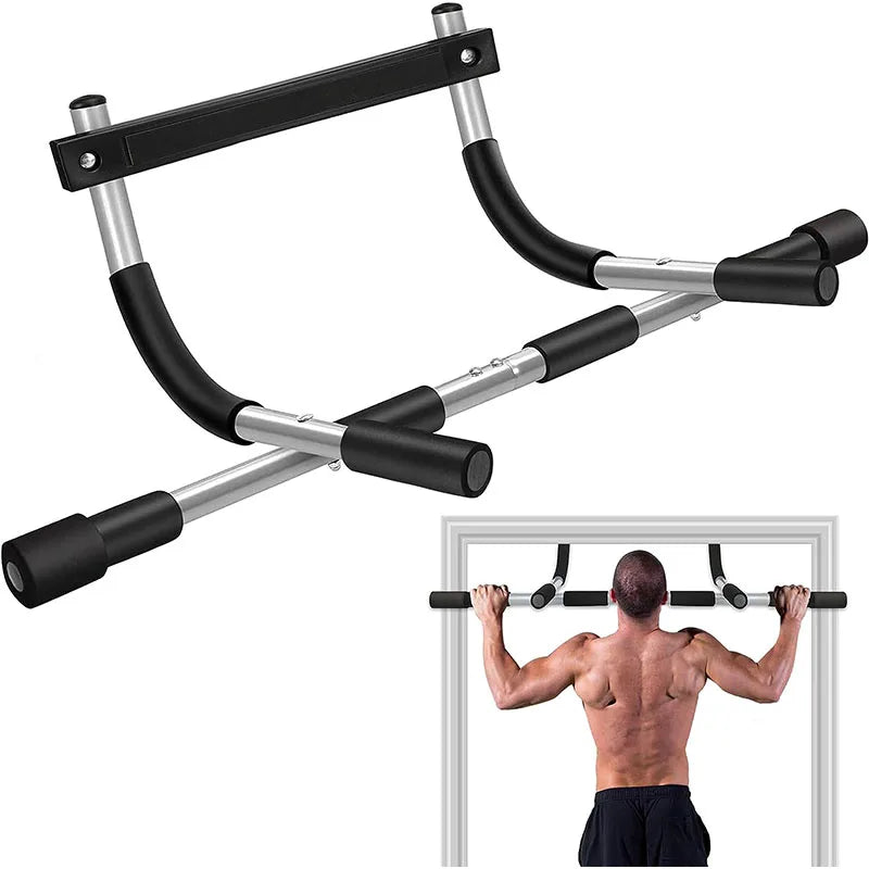 Adjustable Chin up Bar Exercise Home Workout Gym Training Door Frame Horizontal Pull up Bar Sport Fitness Equipments - stylishhomedecor2024.com