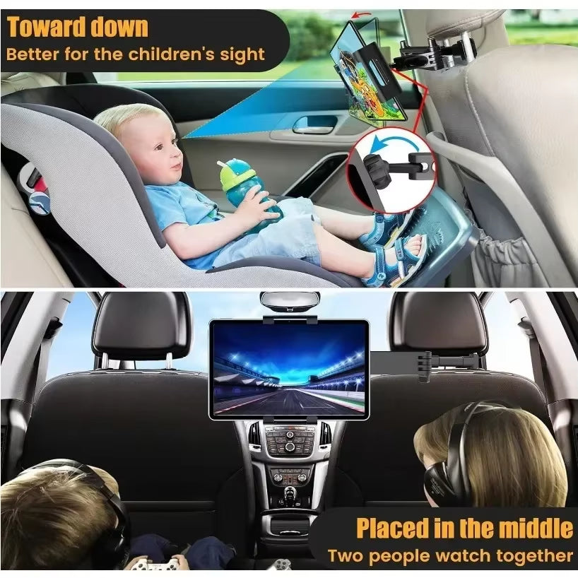 Car Tablet Holder – Headrest Mount Stand Cradle - stylishhomedecor2024.com