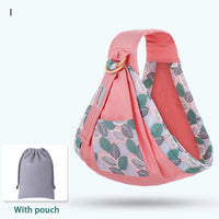 Baby Wrap Newborn Sling Dual Use Infant Nursing Cover Carrier Mesh Fabric Breastfeeding Carriers up to 130 Lbs (0-36M) - stylishhomedecor2024.com