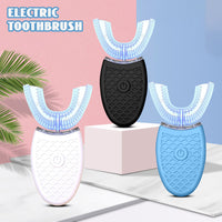 Silicone Electric Toothbrush 360° for Aldult Smart Automatic Whitening - stylishhomedecor2024.com