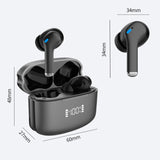 Dual Noise Cancelling True Wireless Earbuds Bluetooth Headphones - stylishhomedecor2024.com