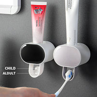 Automatic Toothpaste Dispenser Bathroom Accessories Toothbrush Holder for Home Bathroom Dental Cream Dispenser Dropshipping - stylishhomedecor2024.com