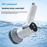 Smart Display Electric Cleaning Brush - Wireless Waterproof Scrubber Tool