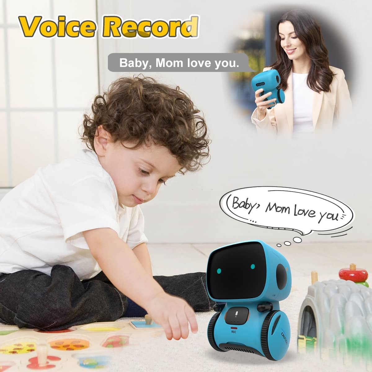 Robots for Kids, Interactive Smart Robotic with Touch Sensor, Voice Control, Speech Recognition, Singing, Dancing, Repeating and Recording, Robot Toy for 3 4 5 6 7 8 Year Old Boys Girls - stylishhomedecor2024.com