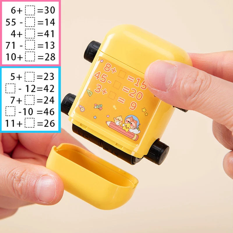 Roller Digital Teaching Stamp Multiply Divide Addition Subtraction Maths Reusable Calculation Educational Exercises within 100