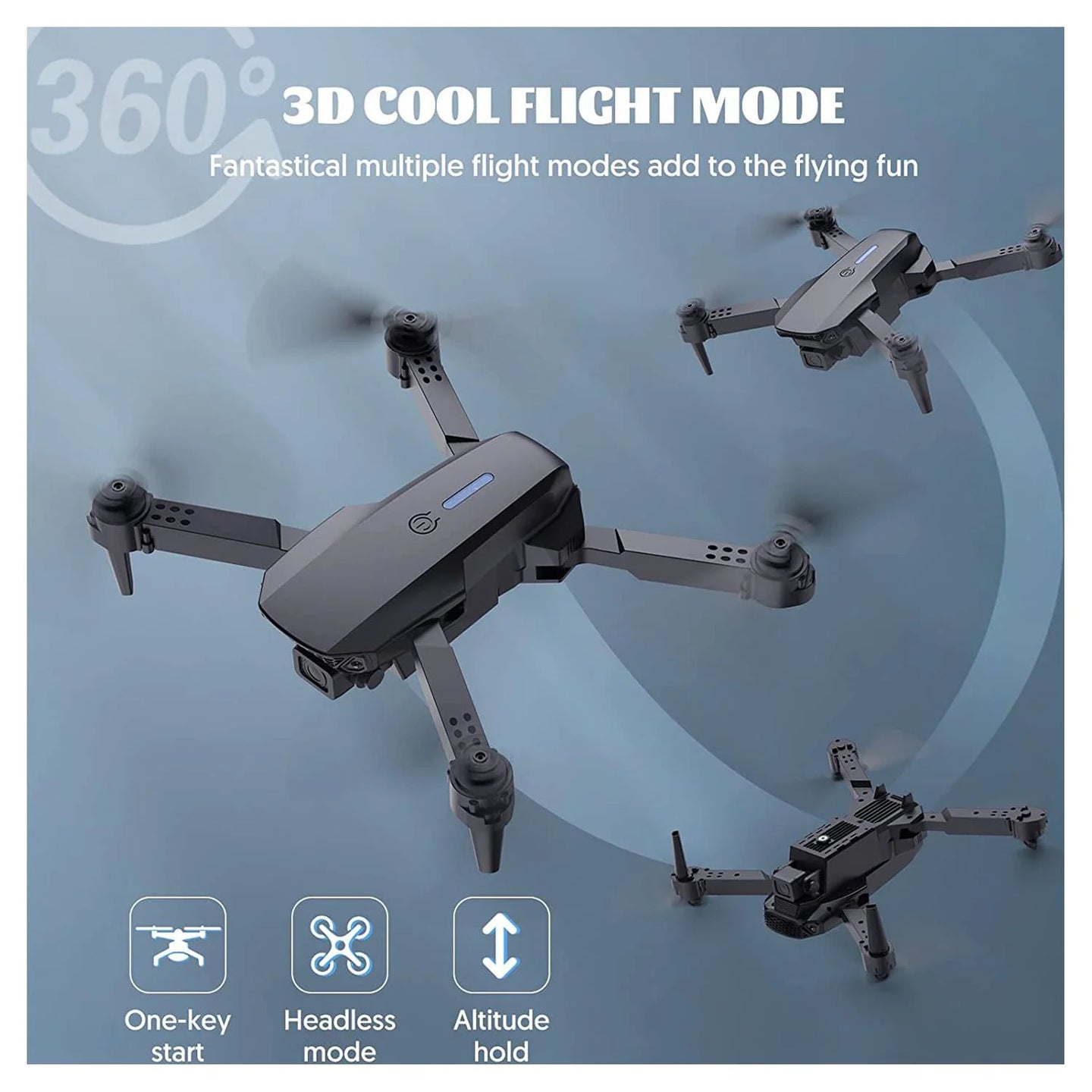 RC Mini Drones with Camera for Adults 4K for Beginners Kids with Live Video Camera Drones Support Wifi FPV - stylishhomedecor2024.com