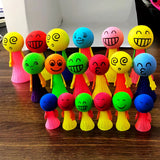 12Pcs Fun Bouncing Doll Games Kids Party Goodies Toys Birthday Gifts Souvenir Pinata Filler Kindergarten School Reward Toys Bag