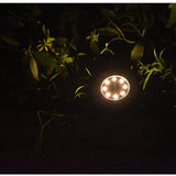 4/8 LEDs Solar Powered Buried Light Outdoor Pathway Garden Decking - stylishhomedecor2024.com