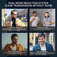 Dual Noise Cancelling True Wireless Earbuds Bluetooth Headphones - stylishhomedecor2024.com