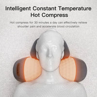 3 in 1 Neck Massager Cervical Pillow Hot Compress Vibration Massage Neck Traction Relax Pillow Spine Support Massager Tools