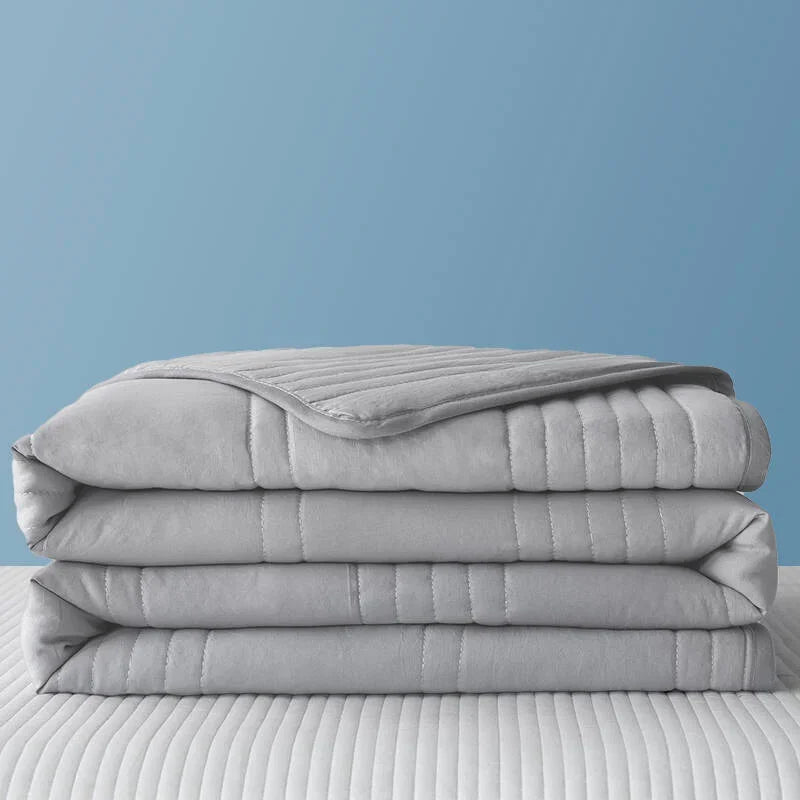 Summer Air Condition Quilt Cooling Blanket Soft Breathable Quilts Lightweight Blanket Solid Color Washable Nap Blanket 여름이불