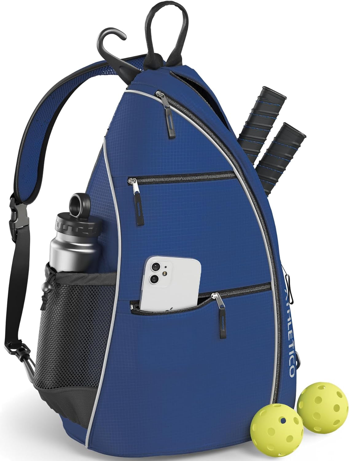 Sling Bag - Crossbody Backpack for Pickleball, Tennis, Racketball, and Travel for Men and Women - stylishhomedecor2024.com