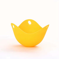 Egg Poachers High Temperature Resistant Silicone Egg Cooker Environmentally Silicone Steamed Egg Tray for Home Decor