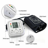 Arm Automatic Blood Pressure Monitor Measuring Arterial Pressure - stylishhomedecor2024.com