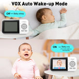 Upgrade Video Baby Monitor with 2 Cameras and Audio 2.8" LCD Screen, Night Vision, APP, 2 Way Talk, 1200Ft Long Range, Feeding Clock, Temperature Detection, Portable Wireless Baby Cam Home Use - stylishhomedecor2024.com