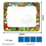 Magic Water Drawing Mat Extra Large Water Doodle Toy Set Painting Board Children Educational Toys Gift for Kids Multiple Size