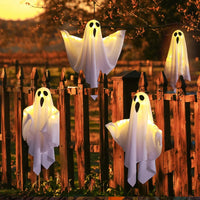 Halloween LED Glow Ghost Lights for Home Indoor Outdoor Hanging Decoration Haunted House Horror Props Bar Supplies 2024 New - stylishhomedecor2024.com