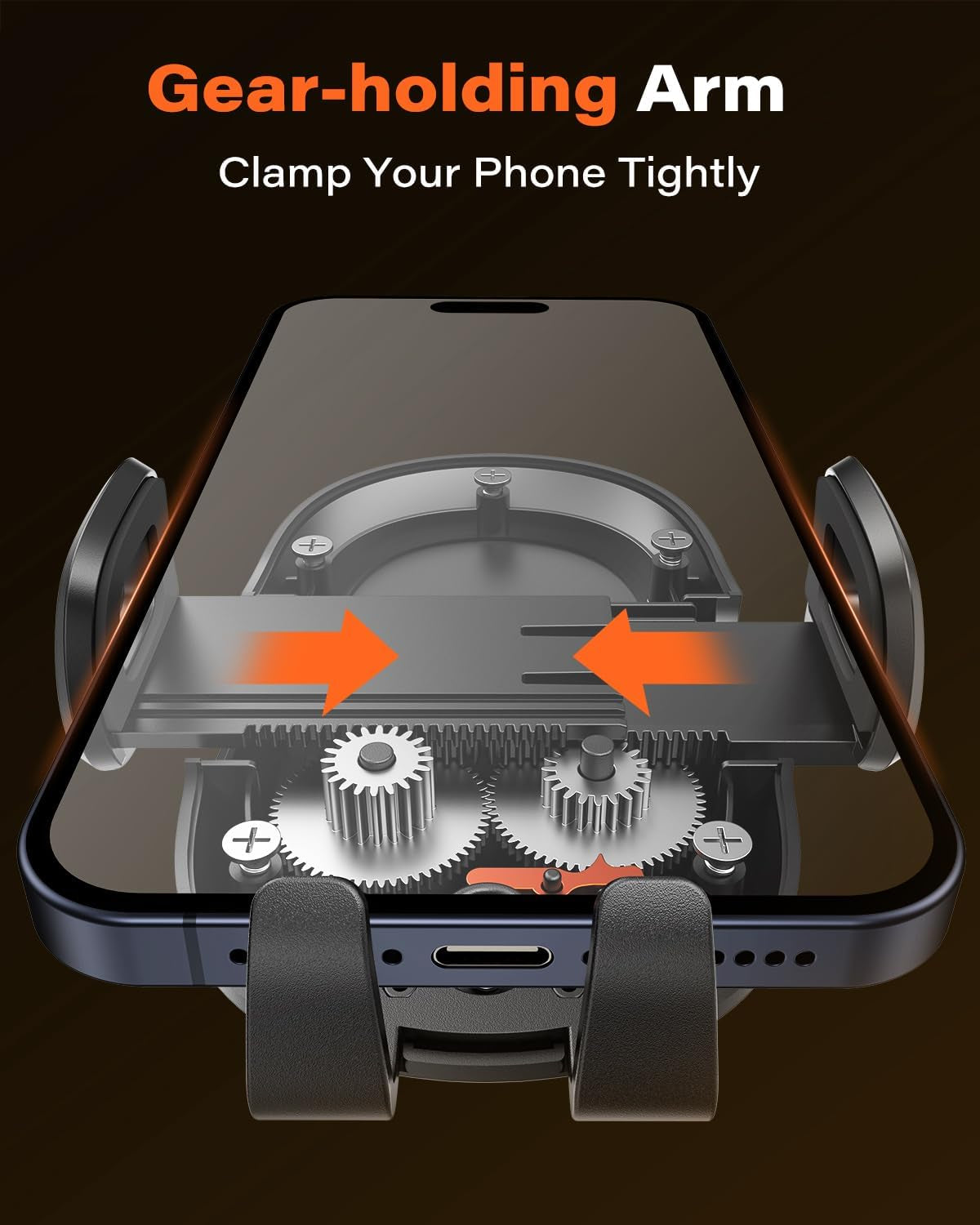 Apps2Car Universal Suction Cup Phone Mount for Windshield and Dashboard, Compatible with iPhone, Samsung, and All Cell Phones, Featuring Sticky Gel Pad