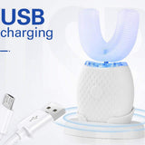 Silicone Electric Toothbrush 360° for Aldult Smart Automatic Whitening - stylishhomedecor2024.com