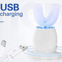 Silicone Electric Toothbrush 360° for Aldult Smart Automatic Whitening - stylishhomedecor2024.com