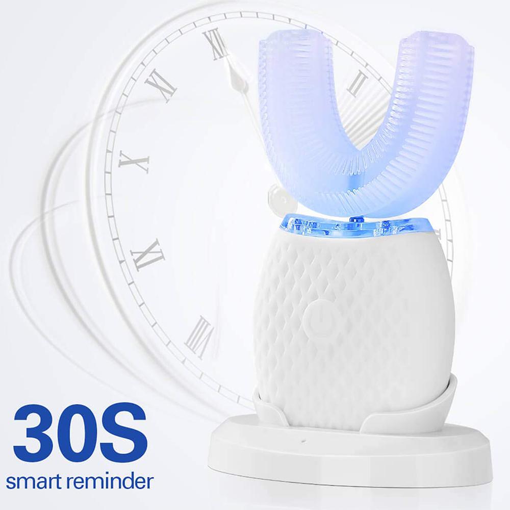 Silicone Electric Toothbrush 360° for Aldult Smart Automatic Whitening - stylishhomedecor2024.com