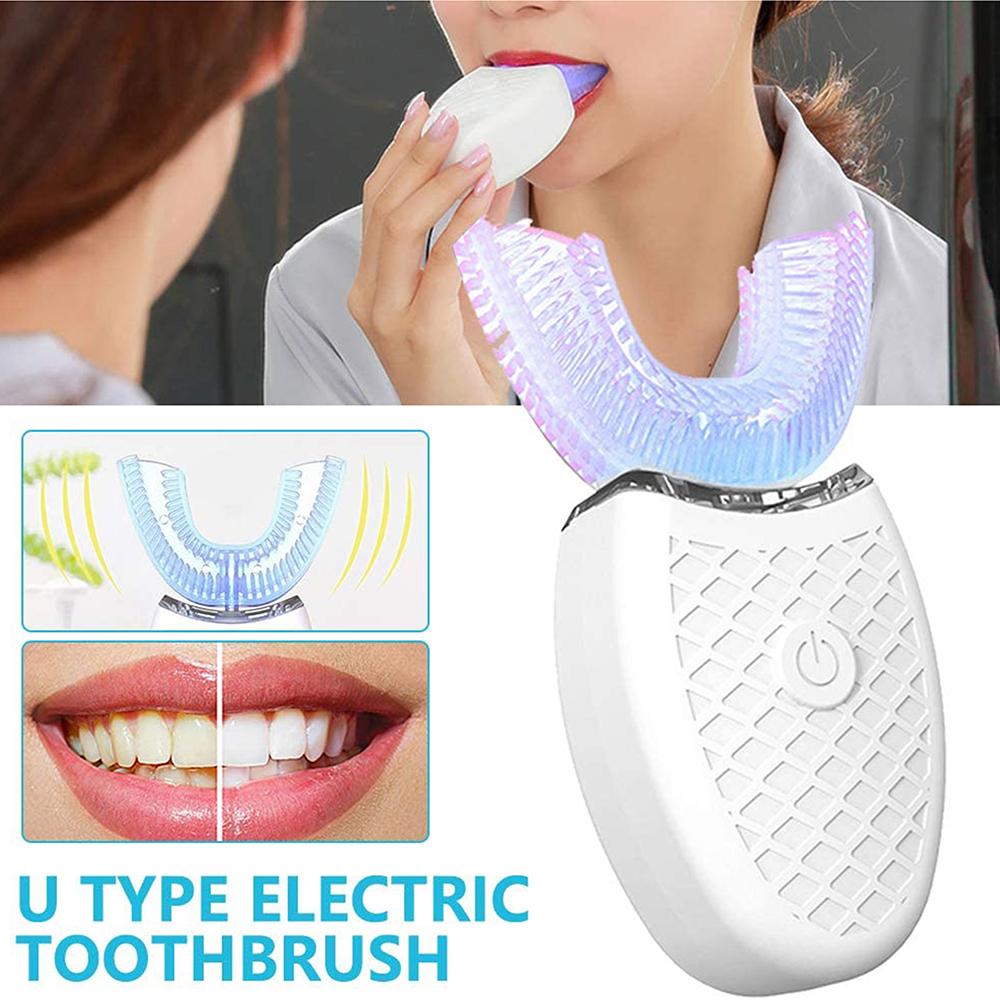 Silicone Electric Toothbrush 360° for Aldult Smart Automatic Whitening - stylishhomedecor2024.com