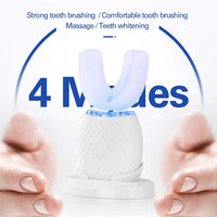 Silicone Electric Toothbrush 360° for Aldult Smart Automatic Whitening - stylishhomedecor2024.com