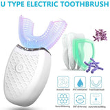 Silicone Electric Toothbrush 360° for Aldult Smart Automatic Whitening - stylishhomedecor2024.com