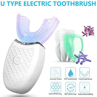 Silicone Electric Toothbrush 360° for Aldult Smart Automatic Whitening - stylishhomedecor2024.com