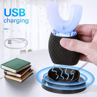 Silicone Electric Toothbrush 360° for Aldult Smart Automatic Whitening - stylishhomedecor2024.com