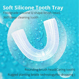 Silicone Electric Toothbrush 360° for Aldult Smart Automatic Whitening - stylishhomedecor2024.com
