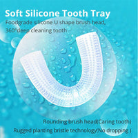 Silicone Electric Toothbrush 360° for Aldult Smart Automatic Whitening - stylishhomedecor2024.com