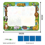 Magic Water Drawing Mat Extra Large Water Doodle Toy Set Painting Board Children Educational Toys Gift for Kids Multiple Size