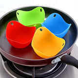 Egg Poachers High Temperature Resistant Silicone Egg Cooker Environmentally Silicone Steamed Egg Tray for Home Decor