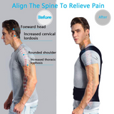 Adjustable Posture Corrector with Low-Back Support
